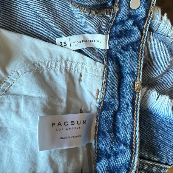 PACSUN High Rise Festival Shorts - Picture 8 of 9